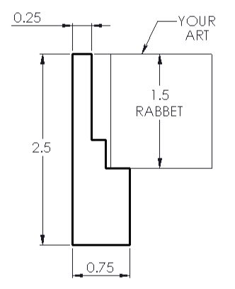 Oak Floater Frames